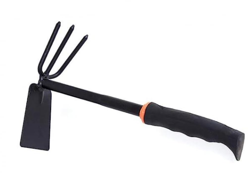 Knless Garden Double Hoes Hand Tools Cultivation Hoe Metal Detecting And Treasure Hunting Tool