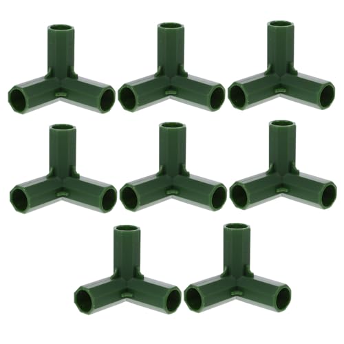 Ciieeo 8piezas Conector De Tienda Para Invernadero Conectores De Codo Para De Invernadero Repuestos Para Herrajes Para Postes De Conectores Para Postes De Toldo Uso Jardinería y