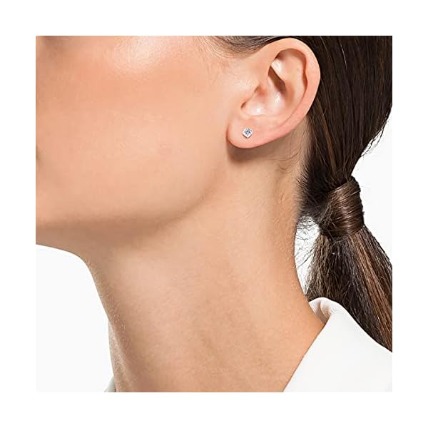 SWAROVSKI-Womens-Solitaire-Crystal-Necklace-and-Earrings-Jewelry-Collection SWAROVSKI Women's rhodium-plated-silver Solitaire Jewelry Collection, Clear Crystals