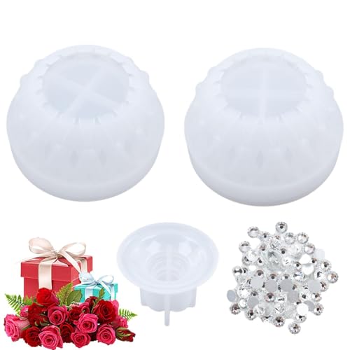 Molde de resina para macetas, moldes para macetas de resina epoxi, molde de silicona para tarro vintage, para moldeo de resina creativa, decoración del hogar, moldes de tarro vintage, molde de de