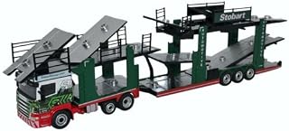 Oxford Diecast 76SCT005 Eddie Stobart Car Transporter - Christina Frances