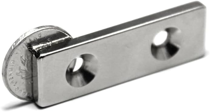 3~10PCS 60x20x5-5mm Sheet Rare Earth 2 holes 5mm Block Rectangular 60x20x5-5 Strip Magnetic 60 * 20 * 5-5 magnet(10pcs)