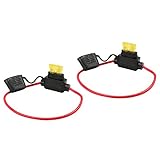 Für LKW, KFZ und vieles mehr com-four® 2X Sicherungshalter für KFZ-Sicherungen (max. 20A) mit voll vergossenem Gehäuse (2X - mit 20A Sicherung - geschlossen)