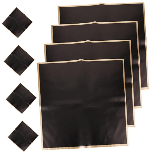 HOMSFOU 20pcs Penh Jelly Film Wrapping Material Bouquet Wrap Florist Bouquet Supplies Florist Supplies Floral Supplies Paper Black