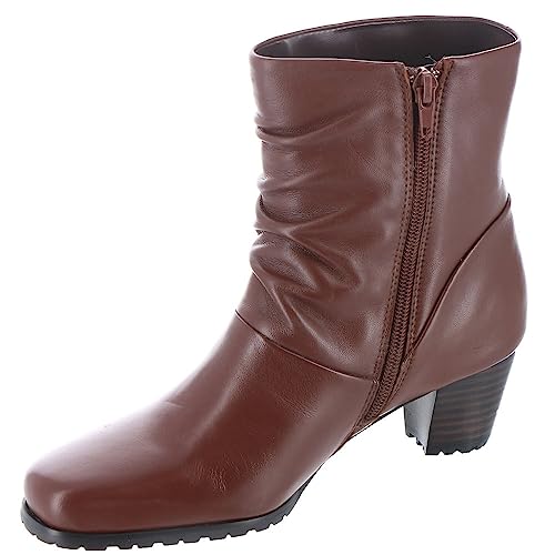 David Tate Womens Arieta Leather Ankle Booties4