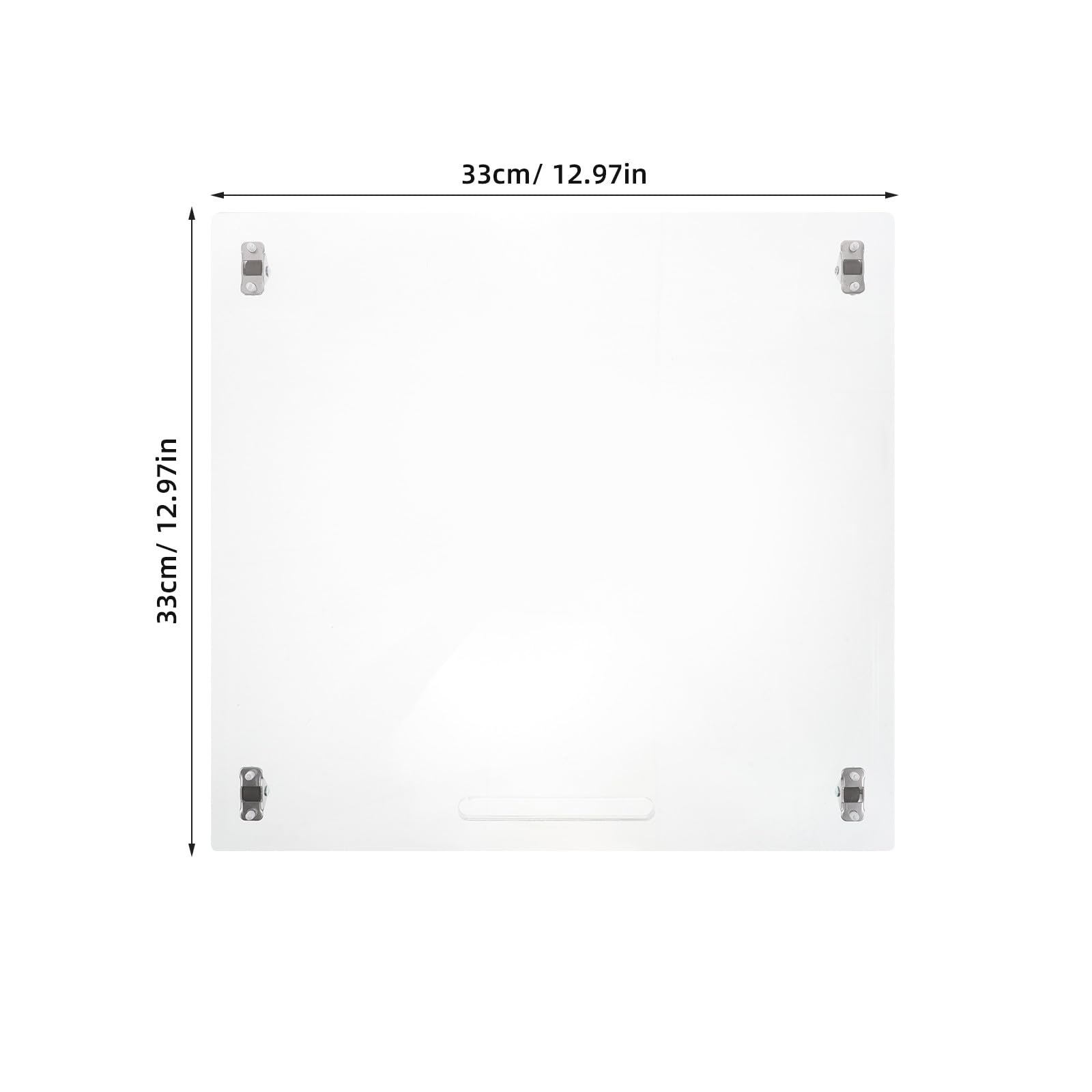 Suwak do małych urządzeń AGD - 12,97 x 12,97 x 0,86 cala Suwak do ekspresu do kawy - tacka przesuwna do ekspresu do kawy, miksera stojącego, frytkownicy powietrznej