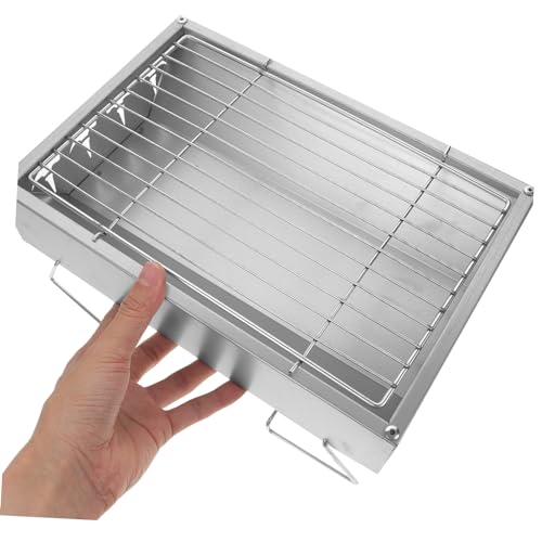 Barbecue portable pliable camping voyages cuisson extérieure acier - 6