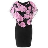 Meine Bestellungen Anzeigen Sommerkleid Damen Kurz Sexy Party Bademode Elegant Sommer Kleid Mit Hose Drunter Festival Outfit Damen Curvy Damenkleider Festlich Langarm Kleid Kaffe (A04,S)