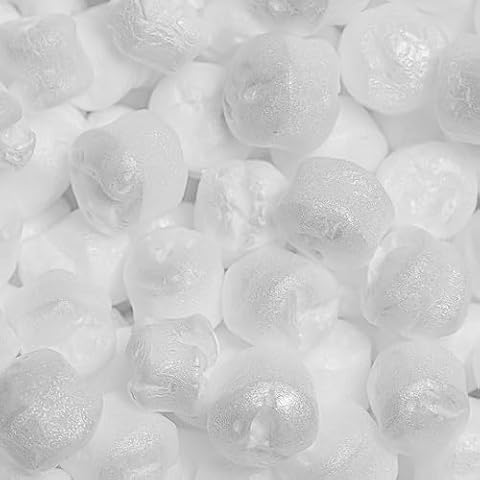Bean Products Bean Bag Refill Beads - 100% Recycled New Polystyrene Filler Beads for Lasting Support - Poly Fill Beans - Versatile Filling for DIY Projects - Made in USA - 10 Cubic ft. Cover