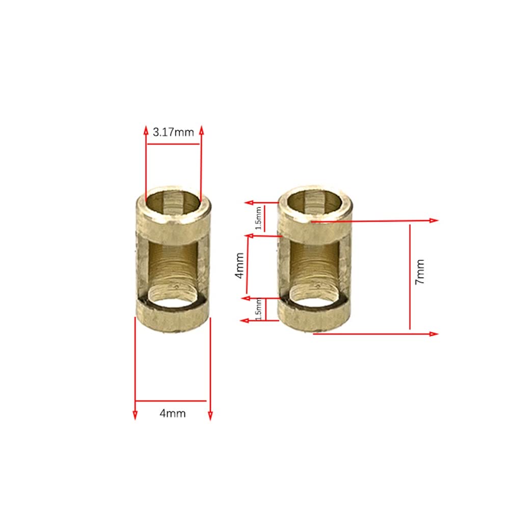 MN78 Asse e Posteriore in Metallo con Manicotto Albero da 3 Mm a 4 Mm per Parti di Aggiornamento Auto MN78 MN-78 MN 78 1/12 RC,