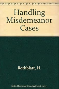 Hardcover Handling Misdemeanor Cases Book