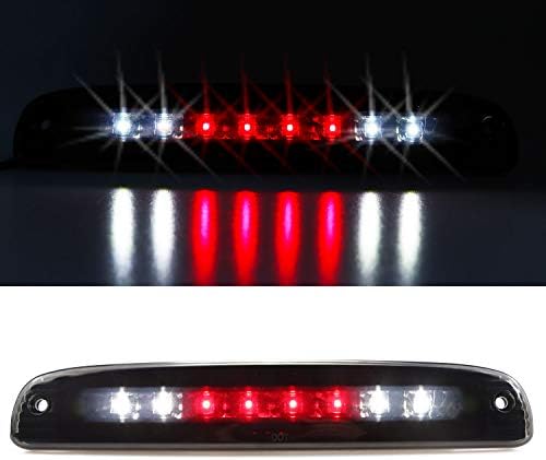 Third Brake Light For 1997-2007 Dodge Dakota LED 3rd Brake Cargo Light Assembly, High Mount Stop Light Replacement 5056203AH (Black Housing Smoke Lens)