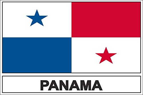 Akachafactory Autocollant Sticker Drapeau PA Panama