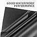 NESCCI 20 Sheet Flower Wrapping Paper - Waterproof Floral Bouquet Wrapping Paper, Florist Supplies Packaging Paper for Wedding Birthday Gift DIY (Misty Black)