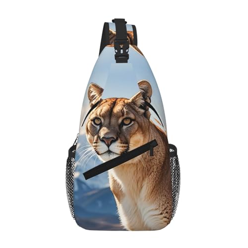 Bolso tipo Sling Panther para senderismo y viaje unisex miniatura 1