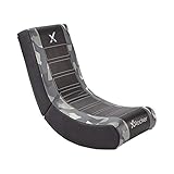  X-Rocker Video Rocker Gaming Chair, Junior Foldable Floor Seat – Camo Grey [Edizione: Regno Unito]