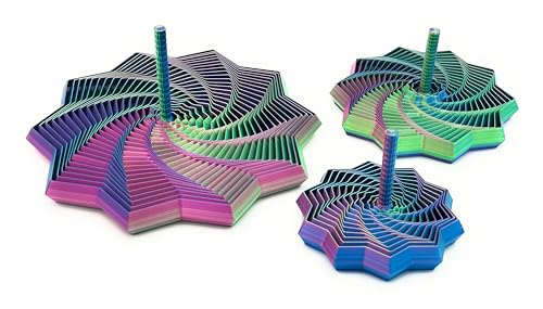 Image of Expanded Sensory Fidget Star with Handle - Visually Captivating and Satisfyingly Noisy! (Random, Combo)