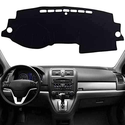 Keegtbox Dash Mat Cover Custom Interior Center Console Compatible With Honda Cr-V Suv 2007 2008 2009 2010 2011 Dashboard Mat Covers Accessories (07-11 Black Trim) #TOP14
