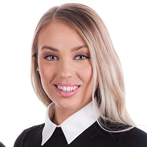 Fake Collar Detachable Dickey Collar Blouse Half Shirts Peter Pan Faux False Collar For Women & Girls Favors, White #TOP5