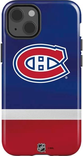 Skinit Impact Phone Case Compatible with iPhone 14 - Officially Licensed NHL Montreal Canadiens Jersey Design