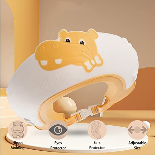 image for Thcbme Baby Shower Cap Shield, Shower Cap for Kids, Visor Hat for Eye 