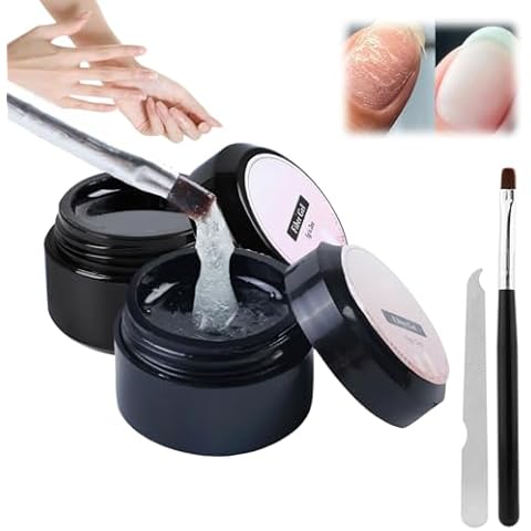 Nail Repair Protection Gel, Nail Repair Gel, Nail Kit for Split Natural Nail, 2024 New Nail Repair Kit for Split Natural Nail, Nail Repair Kit for Cracked Natural Nail Quick Fix Cover