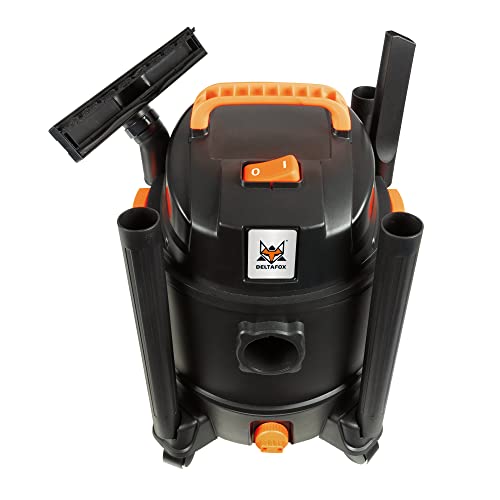 Aspirateur eau et poussière DC-WDE 1420 P de DELTAFOX - 1 400 W, flexible Ø 36 mm de 2,5 m, câble de 2,5 m, puissance d?aspiration de 17kPA, réservoir de 20 L, fonction de soufflage - Image 4