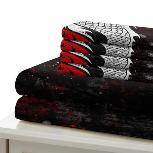Housse de couette poisson koi 3d king en microfibre抗皱易打理拉链款面料 - 6