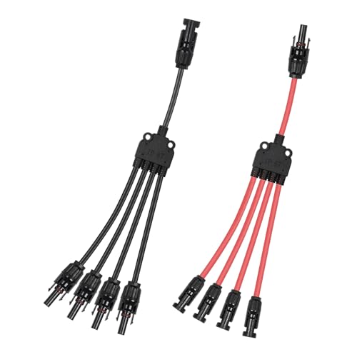 Adaptadores para paneles solares tipo Y 1 a 4 fotovoltaicos 2