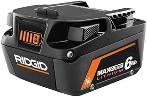 RIDGID 18-Volt 6.0Ah Lithium-Ion Battery (Bulk Packaging)
