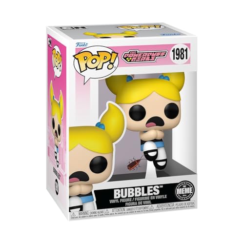 Funko Pop! Animacja: Meme - Bubbles - The Powerpuff Girls - Figurka winylowa kolekcjonerska - pomysł na prezent - Oficjalny towar - Zabawki dla dzieci