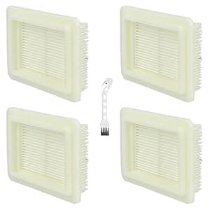 4 Stück Filter Zubehör für Bosch UniversalVac 18 18V Akku Staubsauger Ersatzfilter Ersatzteile (Ersetzt 2609256F44)