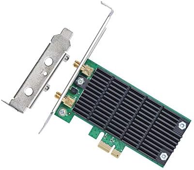 TP-Link AC1200 Dual Band Wireless PCI Express Adapter with Two Antennas, PCIe Network Interface Card for Desktop, Low-Profile Bracket Included, Supports Windows 11/10/8.1/8/XP (32/64 bit)(Archer T4E)