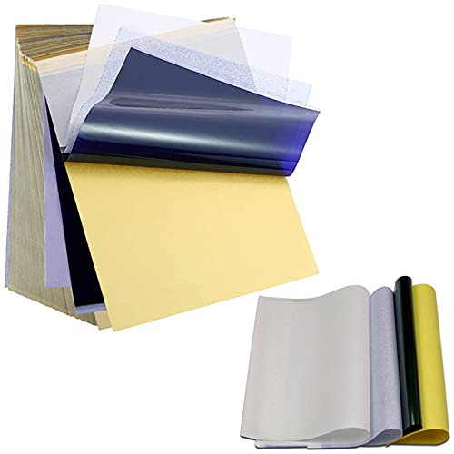 Papel de transferência - Silmy 30 folhas de papel de transferência de estêncil tamanho A4 papel de e