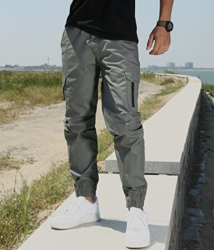 Navekull Men's Camouflage Tactical Pants Waterproof Lightweight Ripstop Outdoor Hiking Tapered Cargo Pants #TOP3