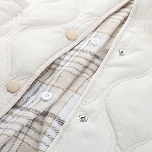 Fannyouth Womens Cute Cropped Puffer Jackets Zip Long Sleeves Padded Winter Outerwear #Pay221117- *1304-Christmas Decorations #TOP4