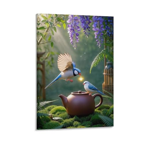 Affiche Moineau de Java 40x60cm pour habiller un mur vide avec élégance