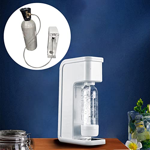 Co2 Tank To Sodastream Machine Adapter, Cga320 Co2 Tank Cylinder Adapter To Tr21-4 G1/2 Soda Water Machine With 36 Inch Stainless Steel Hose, Soda Maker Parts & Accessories #TOP6