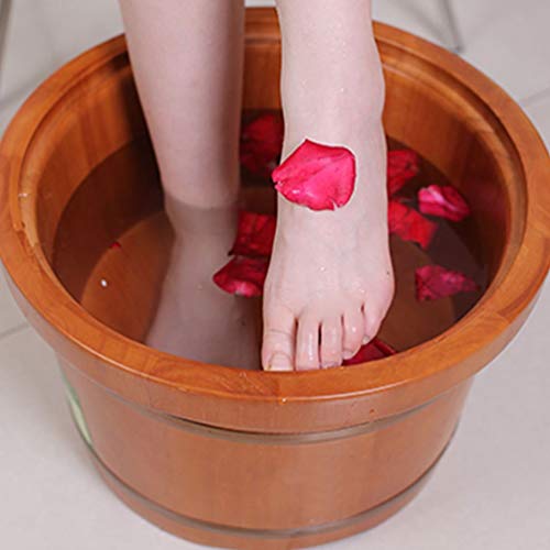 Cubeta de madera para spa de pies, baño para pies miniatura 3