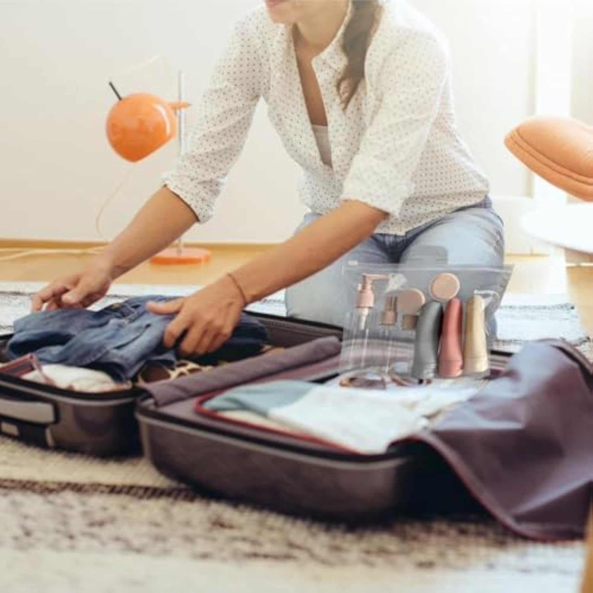 11 PCS Leak Proof Refillable Travel Containers Set