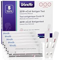 Wondfo Corona Schnelltest Covid-19 Antigen Selbsttest 5er Pack Lateral Flow Test Kit