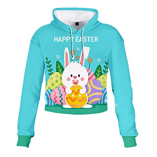 Chemises de Lapin de Pâques Lucky Charm T-Shirt à Capuche pour Filles avec œuf e Pâques pour Femmes Cover