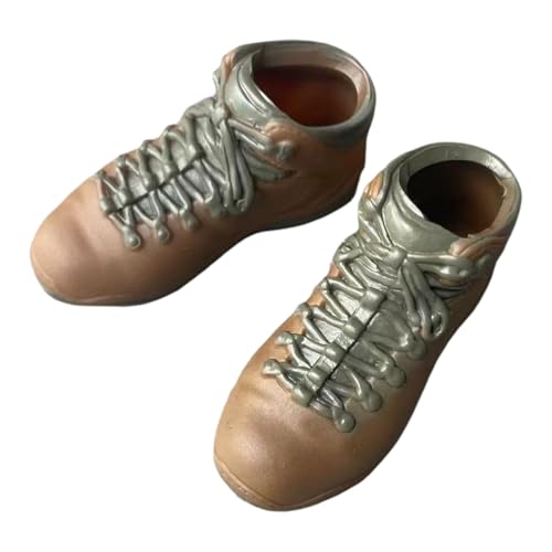 Luwecf 1/6 Scale Action Figure Shoes Hiking Boots Miniature Models Dress up for 12 inch Male