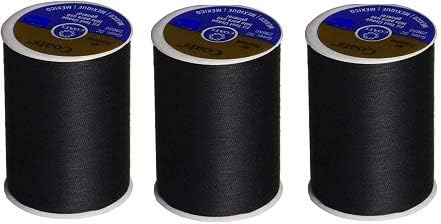 Coats and Clark 200 Yd Black 3 Pack