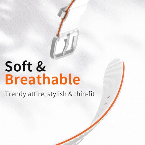 Athleisure Band Compatible with Apple Watch Bands For Men Women 40mm 41mm 38mm 42mm 44mm 45mm 46mm 49mm, Comfort Style durability Silicone Dressy Strap for iWatch Series 11 10 9 8 7 6 5 4 3 2 SE Ultra - image 5