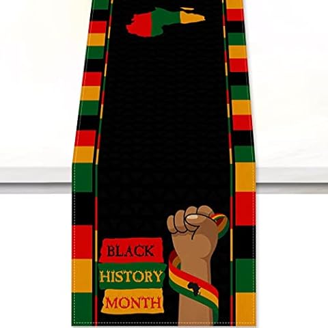 Black History Month Table Runner by Vohado Cover