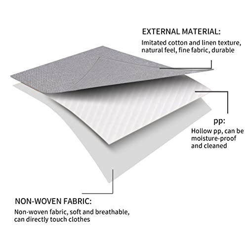 Bicoy 2 Pack Lidded Storage Bins Large Foldable Storage Boxes With Lids And Handles Cube Fabric Storage Basket Home Organizers For Clothes, Toys, Sundries, Papers, Books 18.11" X 14.17" X 9.45" (Gray) #TOP2