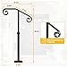 Handrails for Outdoor Steps, 1-2 Step Single Post Handrail, 38