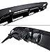 C63 Edition 1 Style Rear Bumper Diffuser + Black Chrome Exhaust Tips Compatible for 2017-2019 Mercedes Benz C-Class W205 2 Door Coupe C200 C250 C300 AMG C43