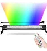 adlkirg Led Wall Washer Light Bar, 4 ft RGB 72W Outdoor Wall Washer Light with Remote Control 120...